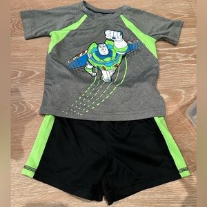 Buzz lightyear Toy Story shorts shirt set 18m toddler 18 months